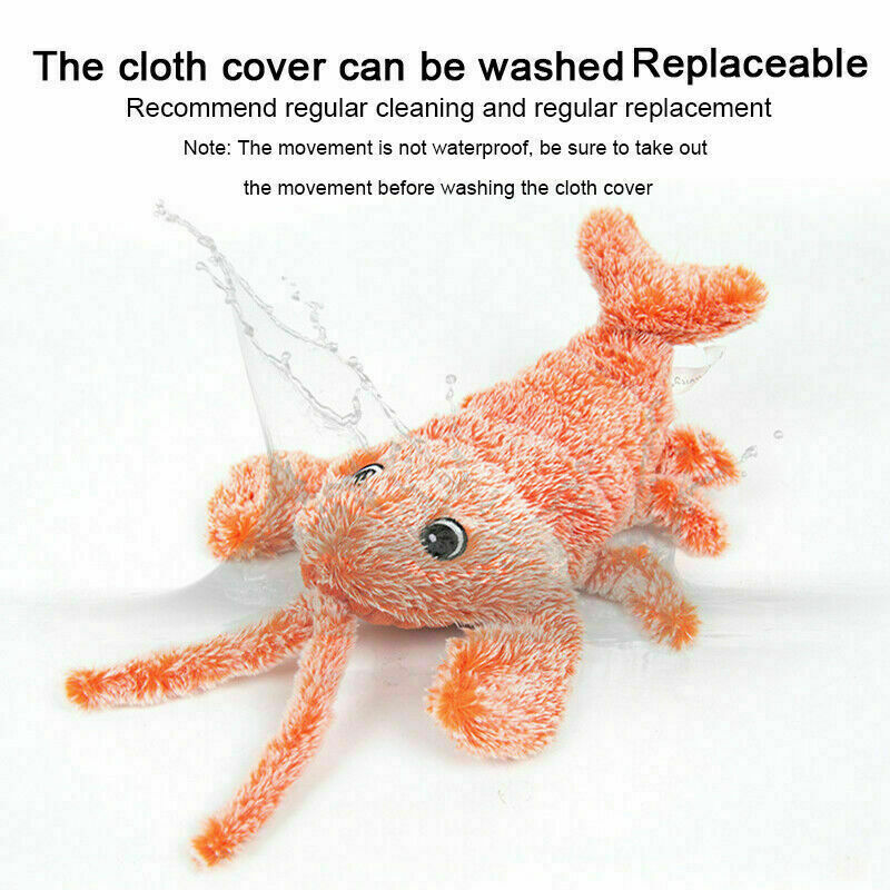 Cat Floppy Interactive Lobster Plush Toy - Image 3
