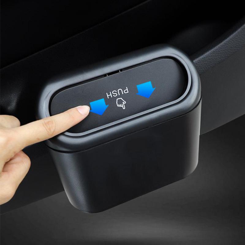 Car Mini Side Door Auto Push Trash Can - Image 0
