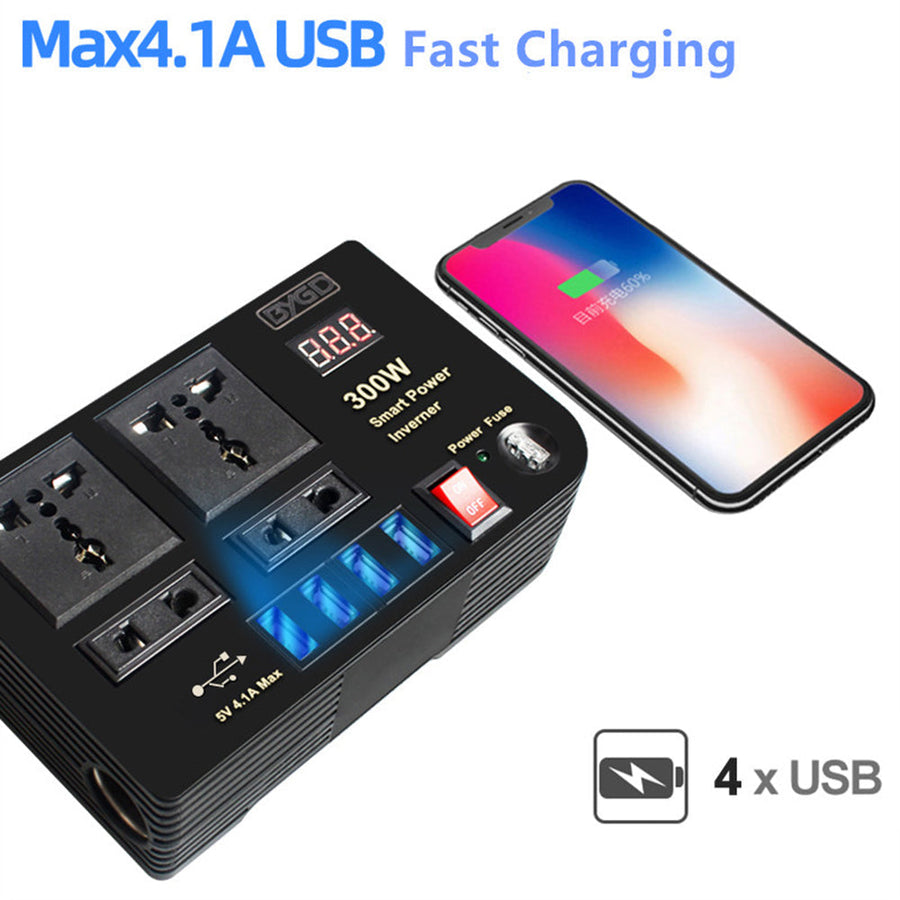 Universal Fast Charging Car Power Converter Socket - Image 4
