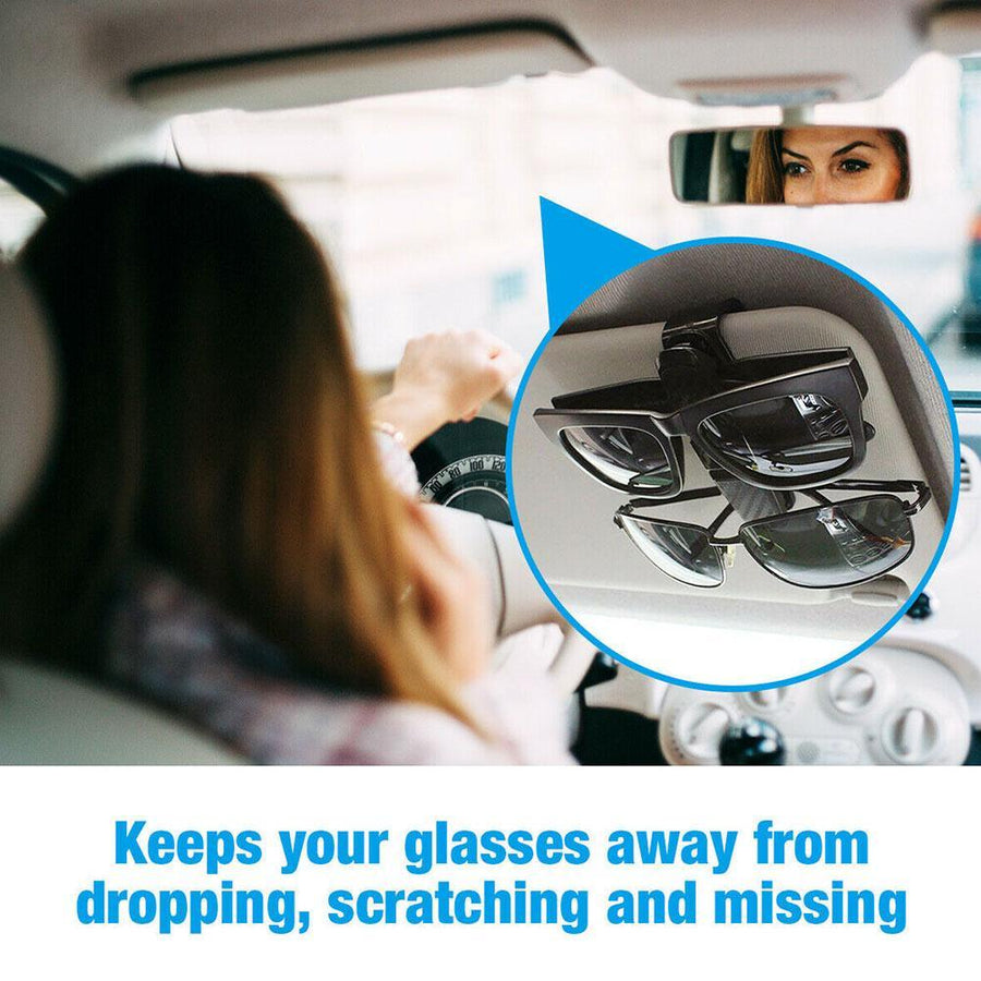 Car Sun Visor Glasses Holder Clip - Image 1