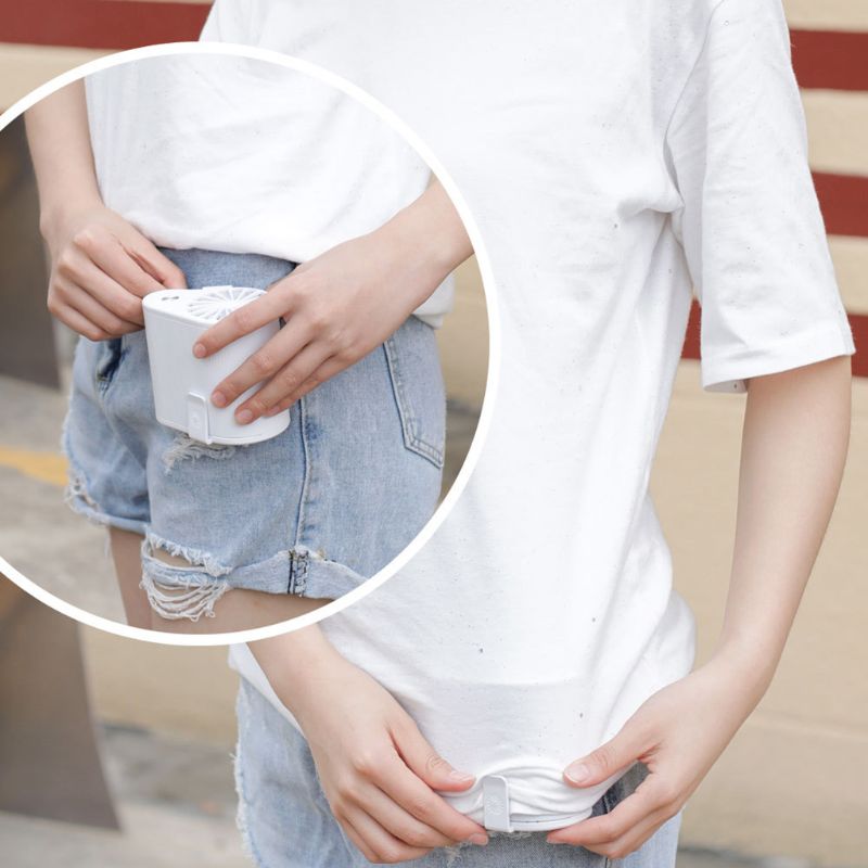 Portable Rechargeable Hands-Free Waist Fan - Image 0