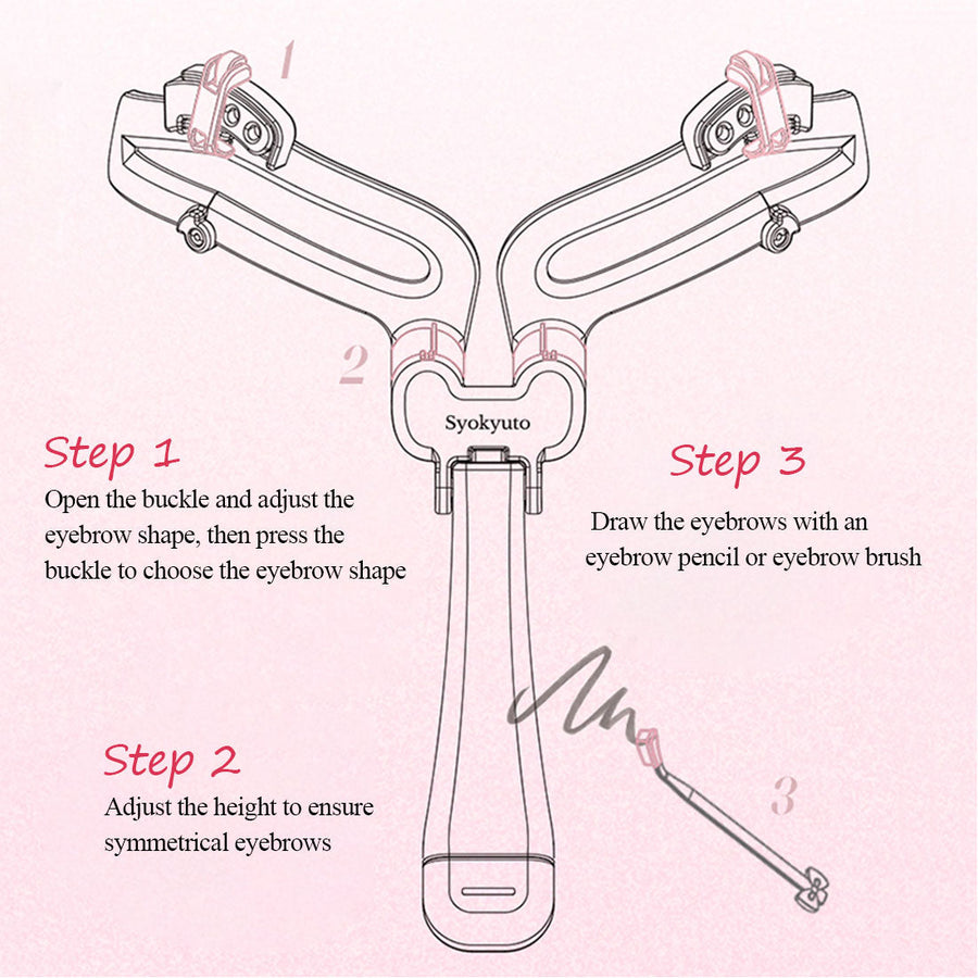 Eyebrow Styling Reusable Adjustable Stencil - Image 4