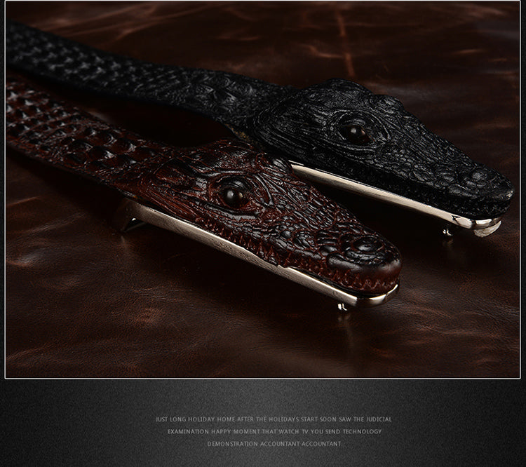 Luxo Crocodile Belt