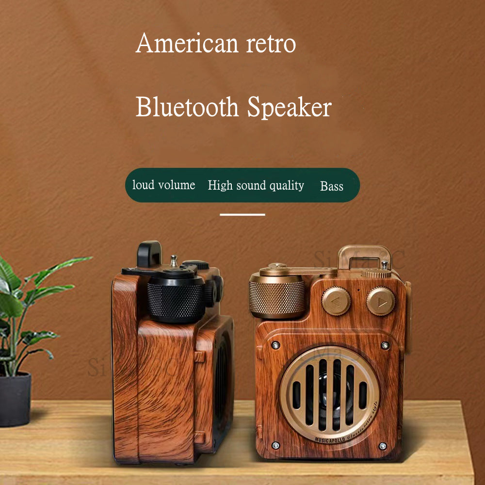 American Style Retro Bluetooth Radio Speaker