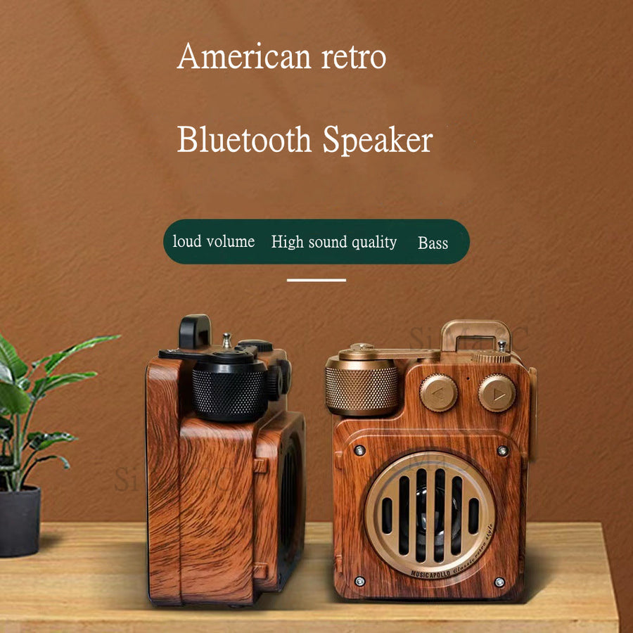 American Style Retro Bluetooth Radio Speaker - Image 3