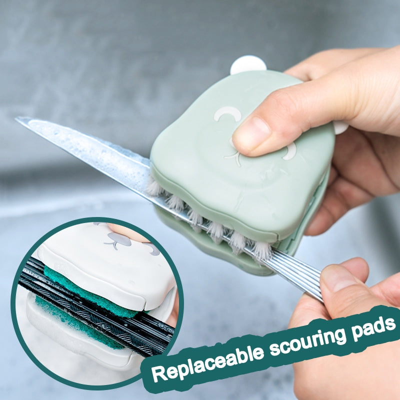 Two-Sided Kitchen Knife Cleaning Brush - Image 6