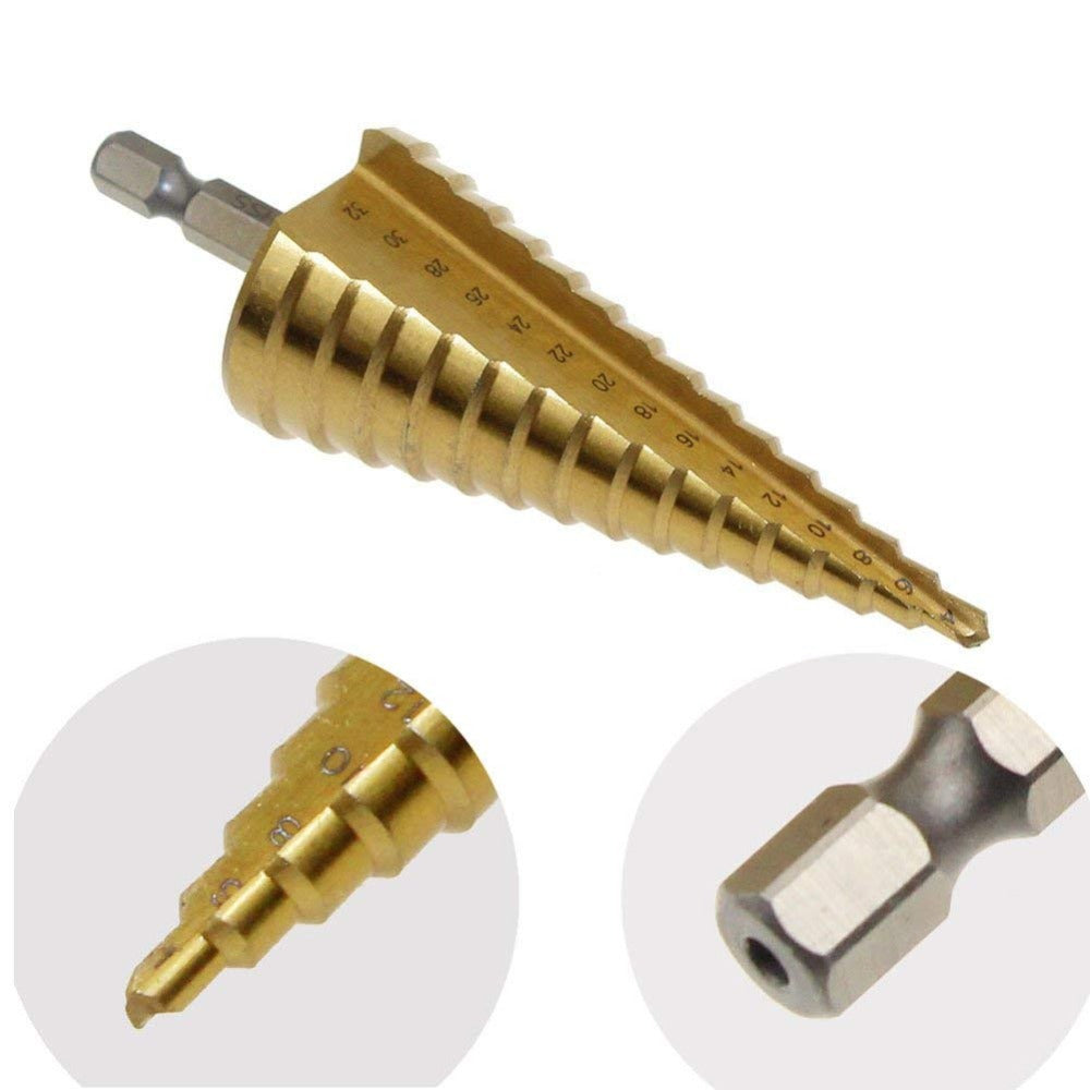 Titanium Drill Cone Bit Set