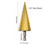 Titanium Drill Cone Bit Set