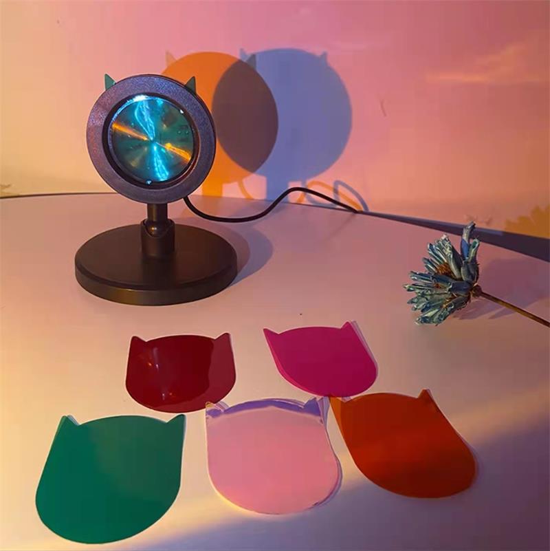 Cat Ears Desk Sunset Lamp - Image 4