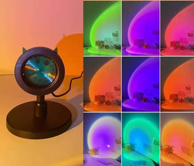 Cat Ears Desk Sunset Lamp - Image 5