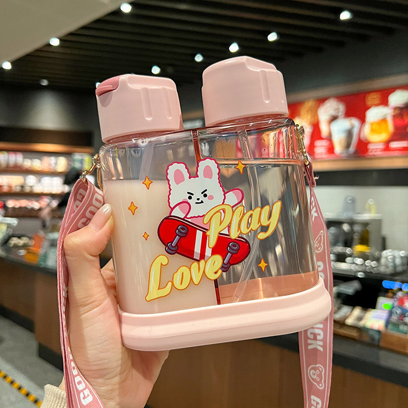 Creative Double-Drink Kids Water Bottle - Image 7