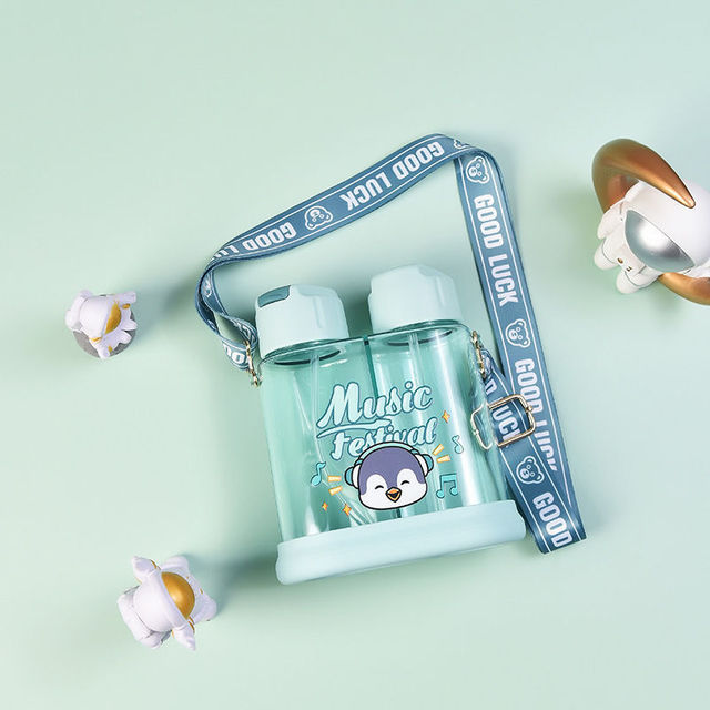 Creative Double-Drink Kids Water Bottle - Image 11