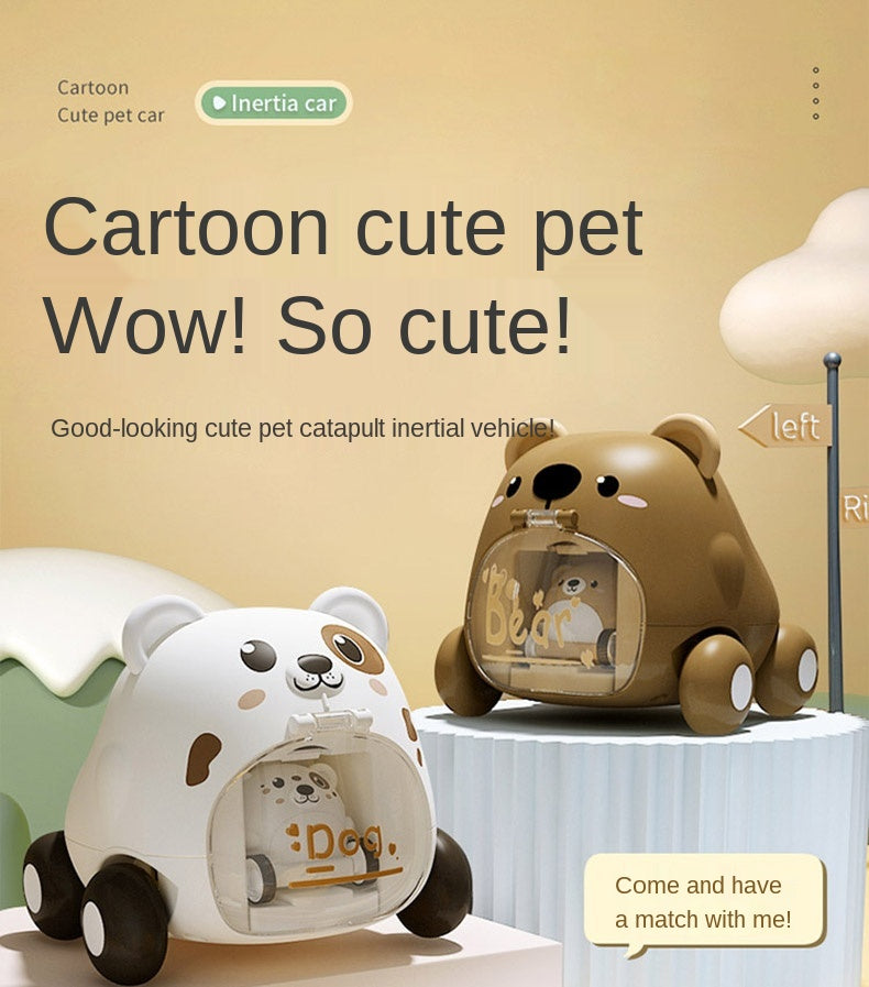 Interactive Baby Cartoon Toy Car - Image 1