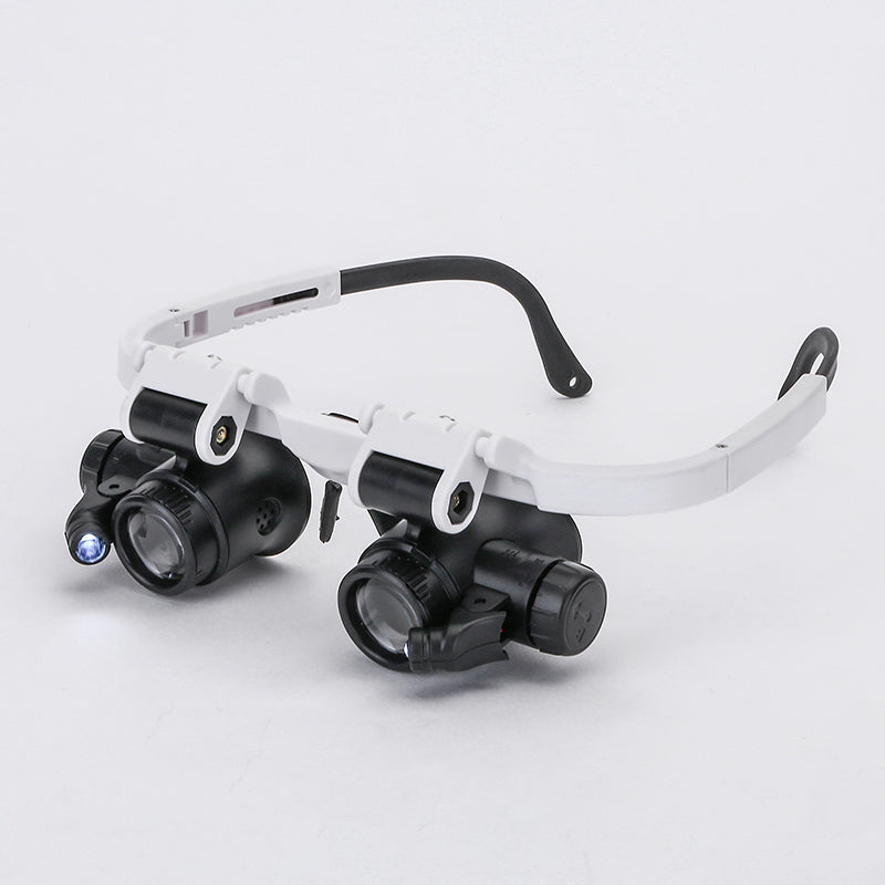 Double Magnifier Led Eye Microscope