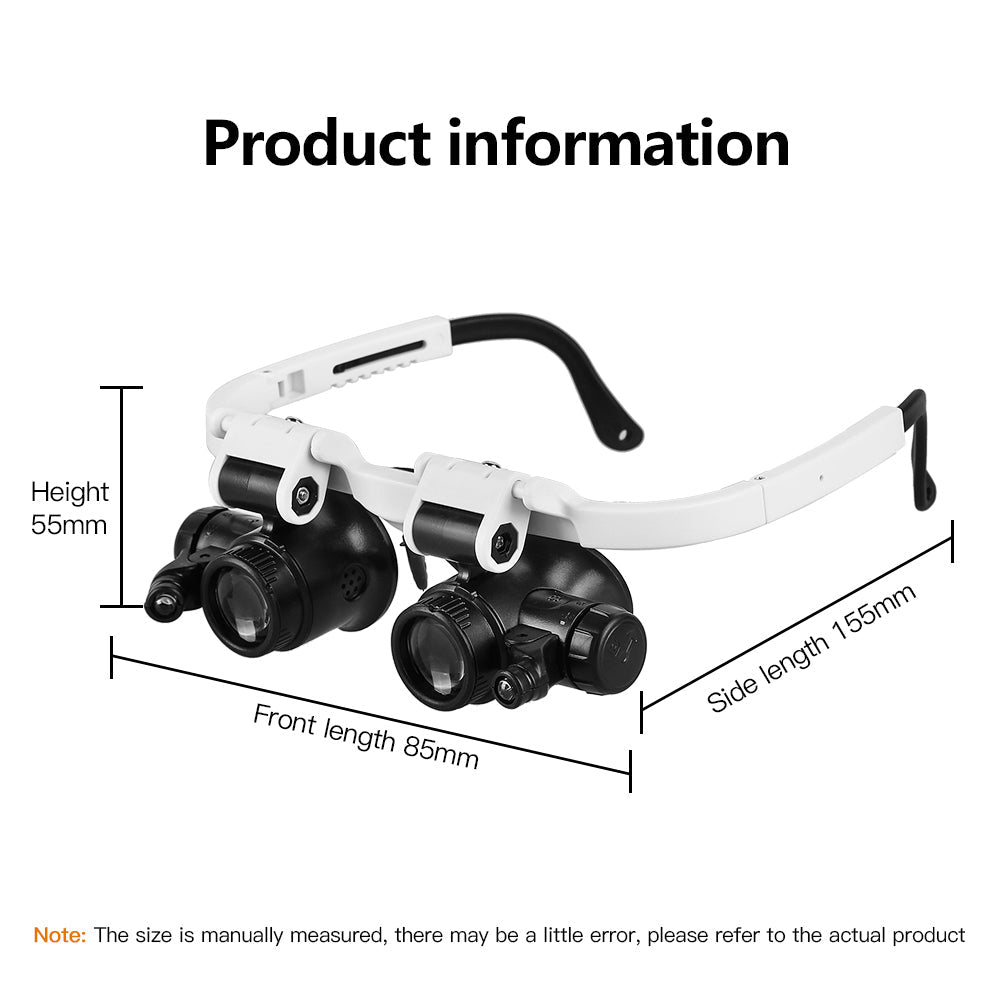 Double Magnifier Led Eye Microscope