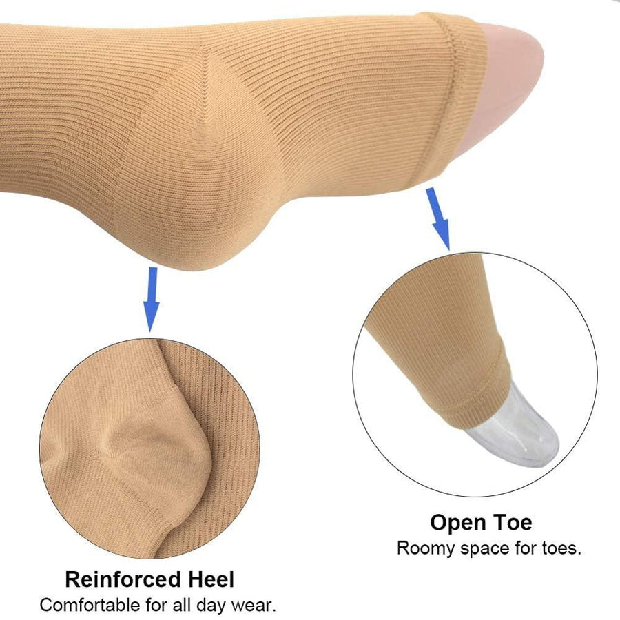 Unisex Knee Length Slim Compression Socks - Image 5