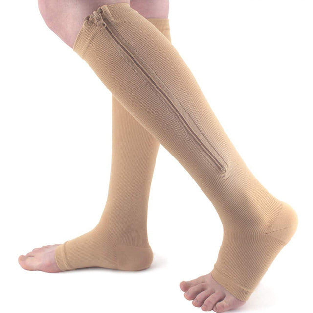 Unisex Knee Length Slim Compression Socks - Image 8