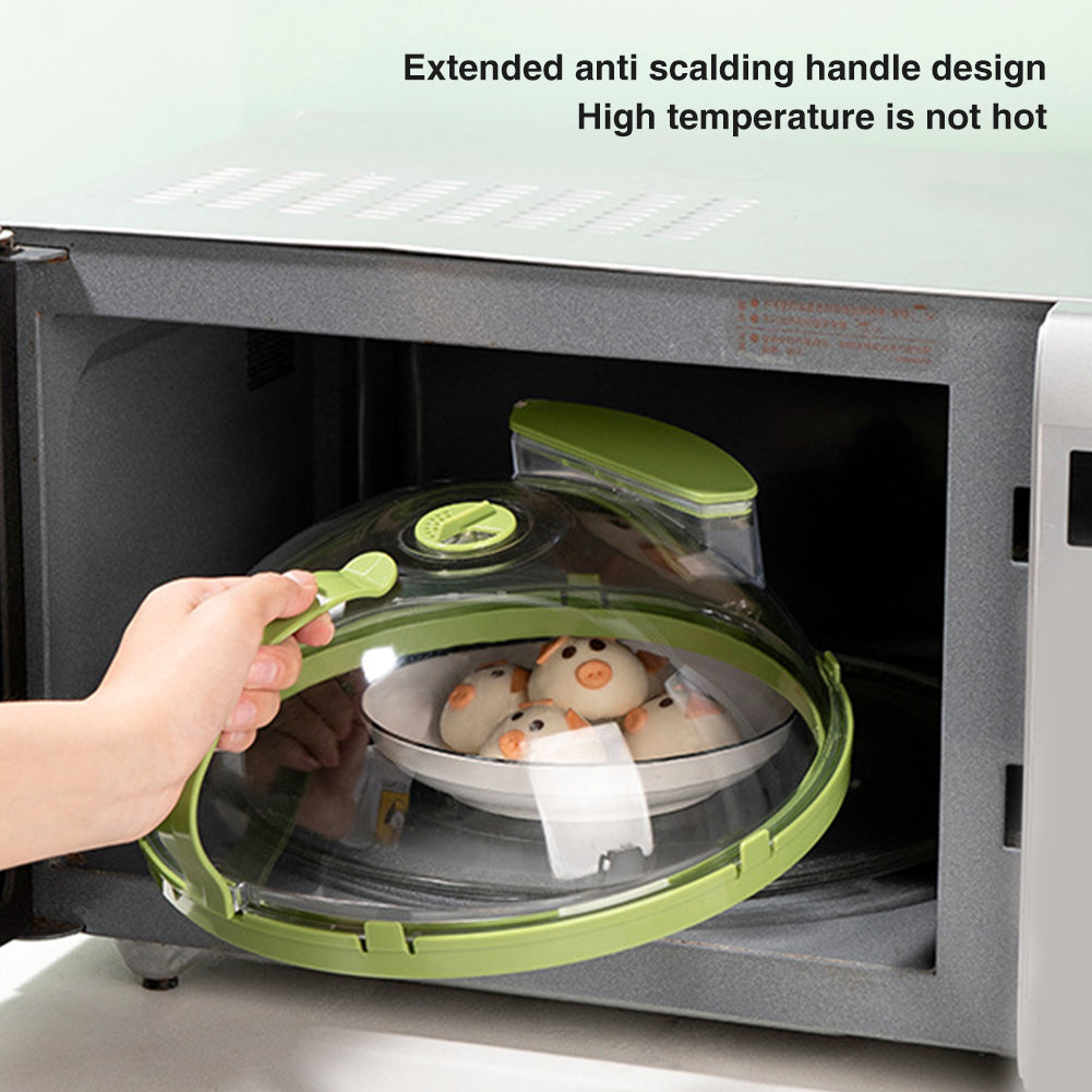 Adjustable Vent Transparent Microwave Cover Lid