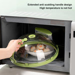 Adjustable Vent Transparent Microwave Cover Lid