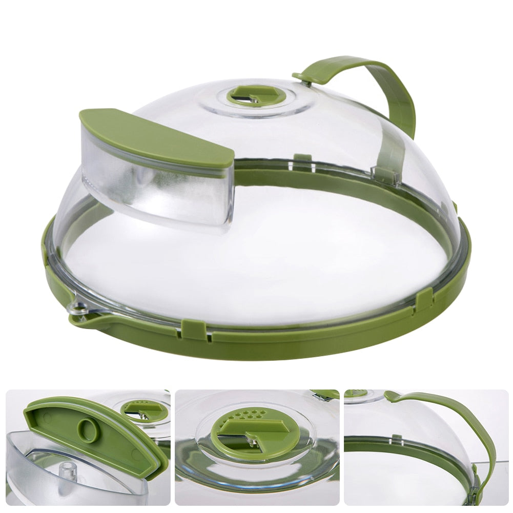 Adjustable Vent Transparent Microwave Cover Lid