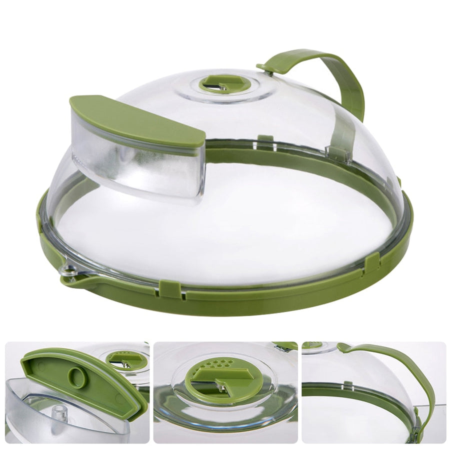 Adjustable Vent Transparent Microwave Cover Lid - Image 6
