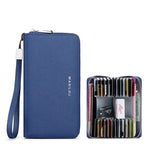 RFID Blocking Large Leather Women Wallet