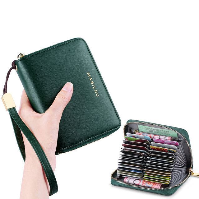 RFID Blocking Large Leather Women Wallet - Image 7