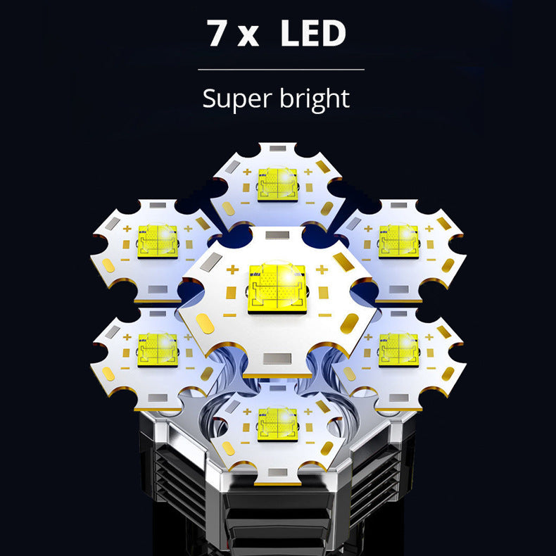 High-Power Rechargeable Super Bright Flashlight - Image 3