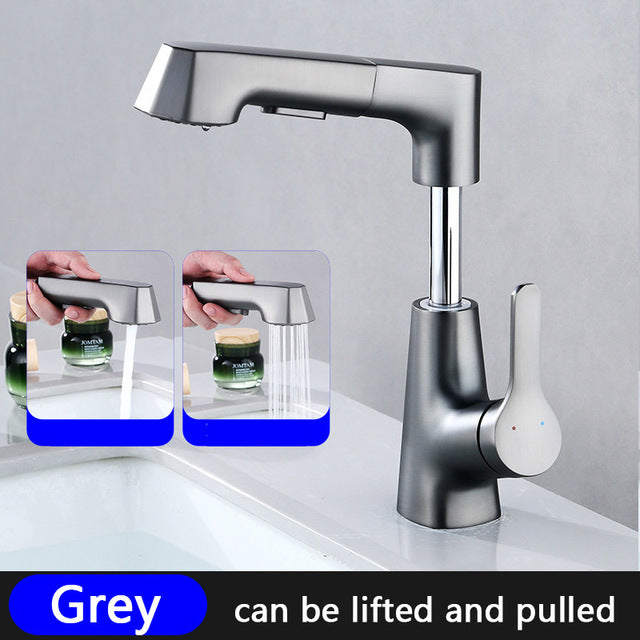 Modern Bathroom Telescopic Basin Waterfall Faucet - Image 11