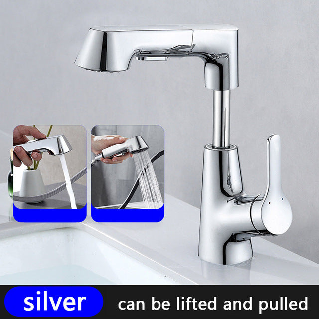Modern Bathroom Telescopic Basin Waterfall Faucet - Image 13