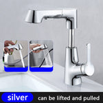 Modern Bathroom Telescopic Basin Waterfall Faucet