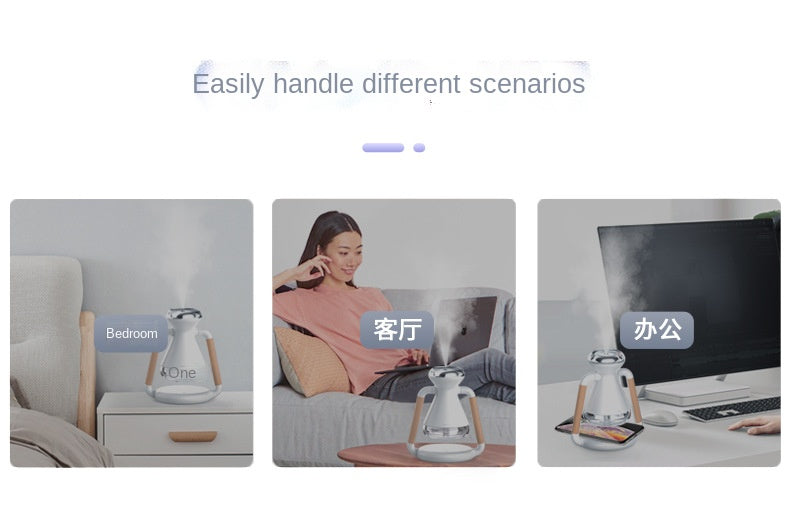 Mini Air Humidifier Wireless Phone Charger - Image 9