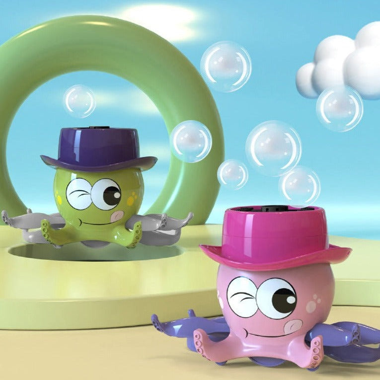 Octopus Automatic Bubble Blower Machine Toy - Image 0