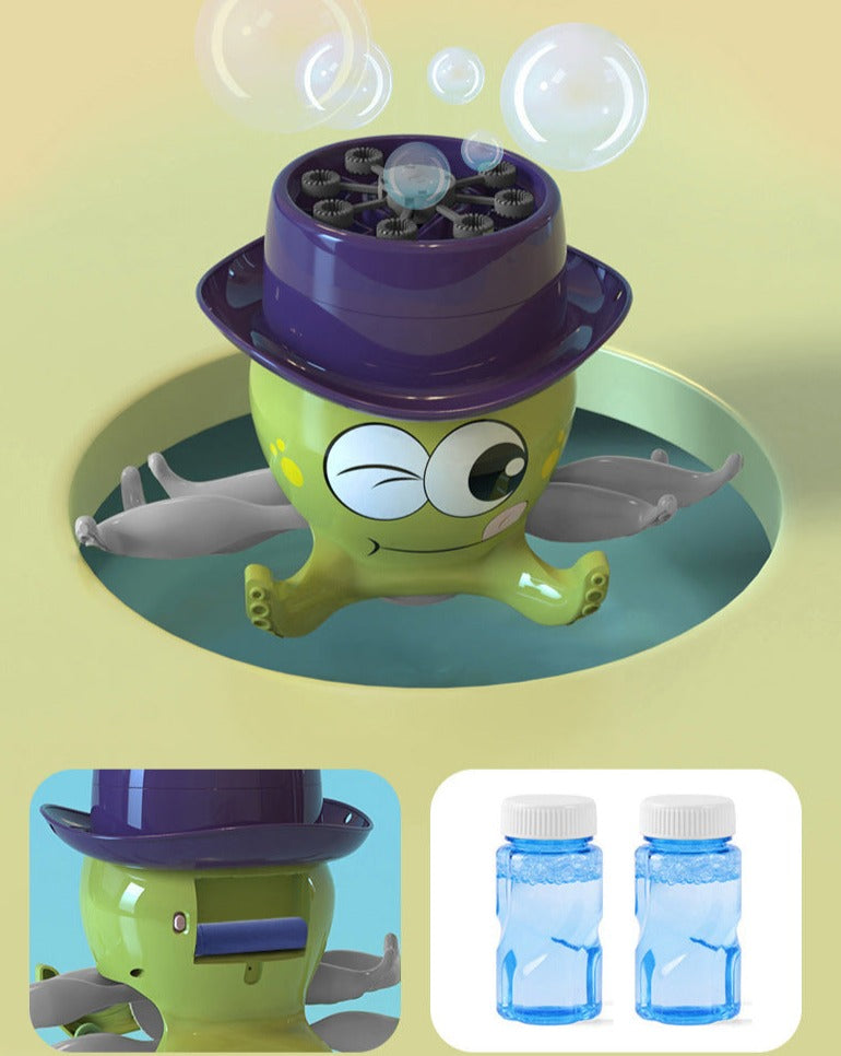 Octopus Automatic Bubble Blower Machine Toy - Image 1