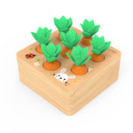 Carrot Picking Wooden Kids Educational Game Toy