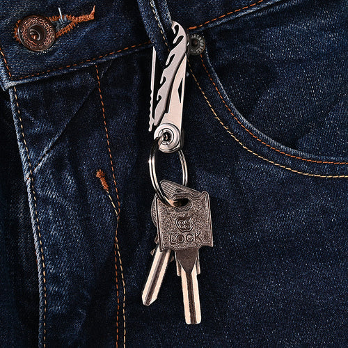 Titanium Foldable Pocket Keychain - Image 0