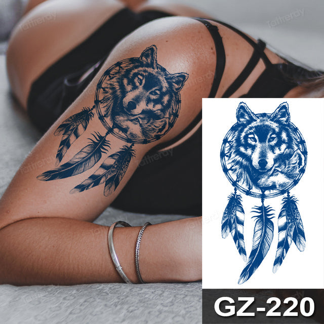 Dreamcatcher Animal Semi-Permanent Temporary Tattoo - Image 5