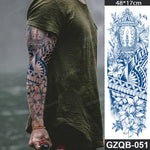 Ethnic Long Sleeve Semi-Permanent Temporary Tattoo