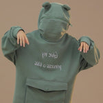 Japanese Style Long Sleeve Frog Hoodie