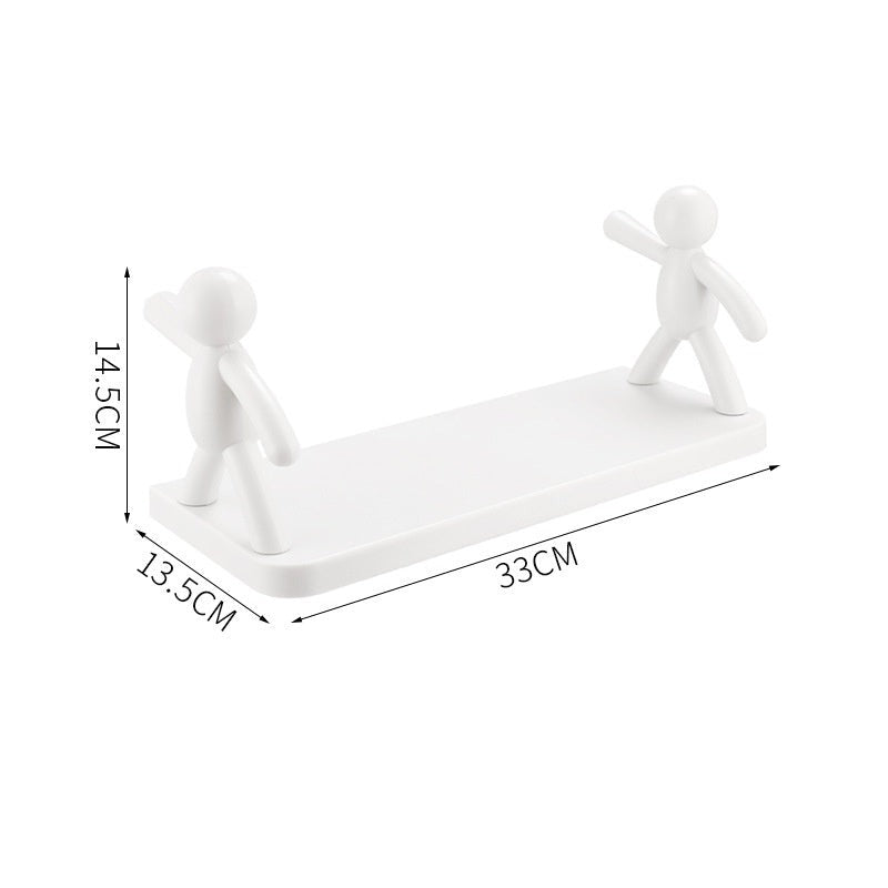 Punch-Free Human Figure Bathroom Shelf - Image 5