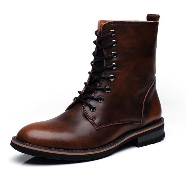 Men Vintage Stylish Winter Boots - Image 7