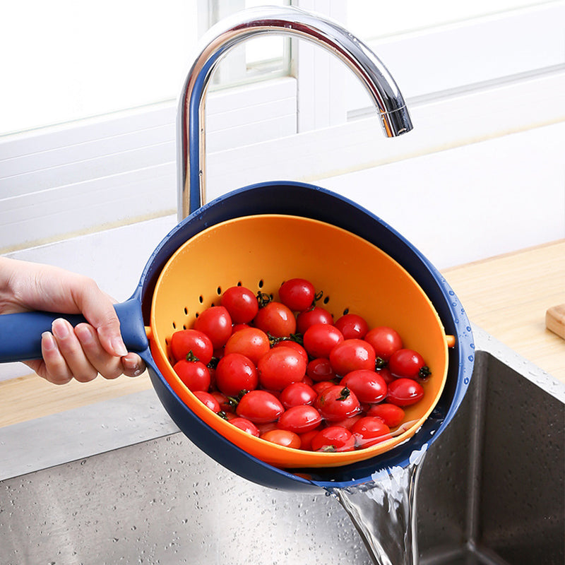 360 Double-layer Rotatable Multifunctional Drain Basket - Image 1