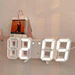 3D LED Modern Digital Alarm Wall Clock