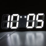 3D LED Modern Digital Alarm Wall Clock