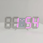 3D LED Modern Digital Alarm Wall Clock