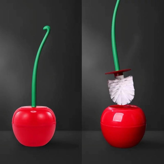 Bright Sweet Cherry Toilet Brush