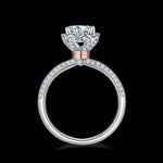 Elegant Luxury Handmade Silver Moissanite Women Ring