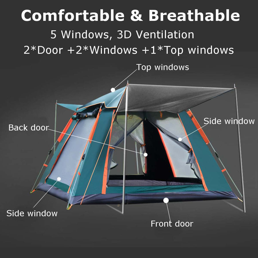 Quick Opening Large Capacity Camping Tent - Image 9