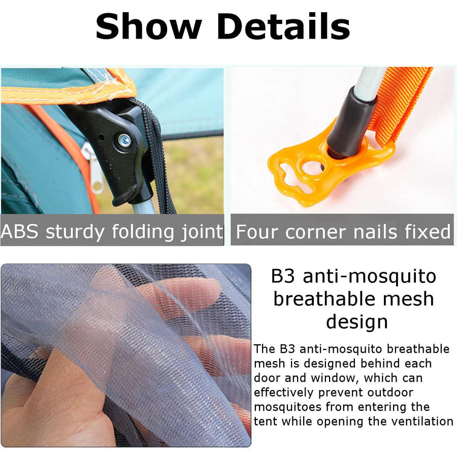 Quick Opening Large Capacity Camping Tent - Image 10