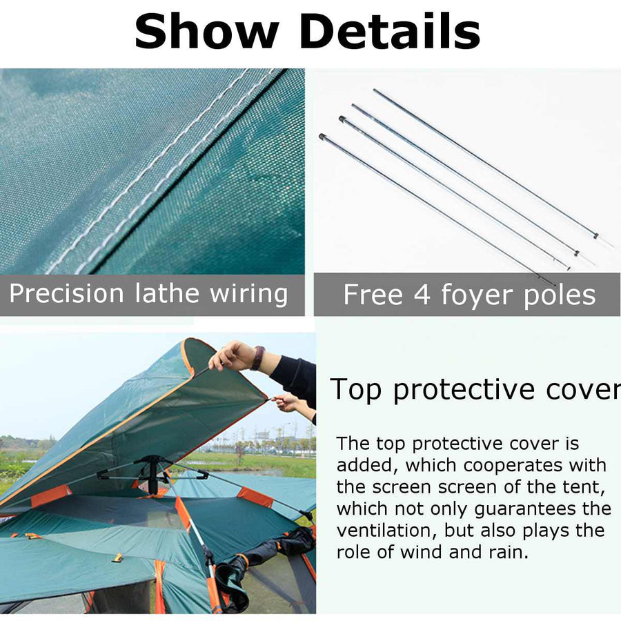 Quick Opening Large Capacity Camping Tent - Image 14